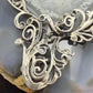 Carolyn Pollack Sterling Silver & Brass Faceted Amethyst 19.5" Swirl Decorated Necklace For Women