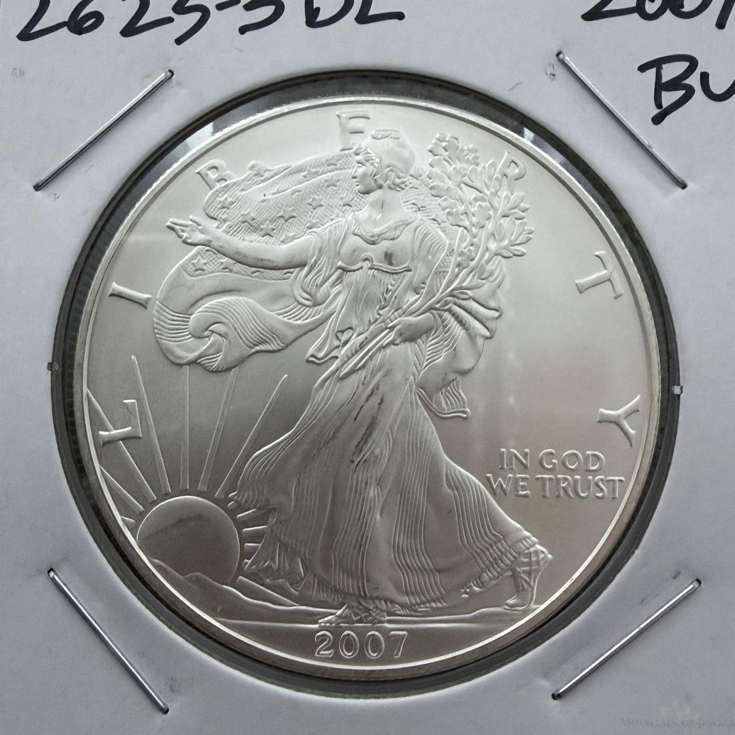 US 2007 1.0 Troy Ounce .999 American Eagle BU Condition #12625-3DL