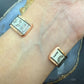 Wylie Secatero Navajo Sterling Silver & Copper Stamped Horse Bracelet For Women