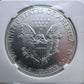 2011 US 1.0oz .999 Fine American Silver Eagle 25th Year of Issue NGC MS69 #012