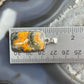 Sterling Silver Southwestern Style Rectangle Yellow Jasper Pendant For Women