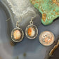 Sterling Silver Southwestern Style Spiny Oyster Dangle Earrings For Women