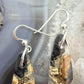 Sterling Silver Teardrop Maligano Jasper Slab Dangle Earrings For Women #501