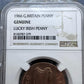 1966 Great Britain Lucky Irish Penny NGC Genuine #8160787-379