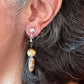 Carolyn Pollack Sterling Silver Smoky Quartz & Jasper Bead Clip-On Earrings For Women