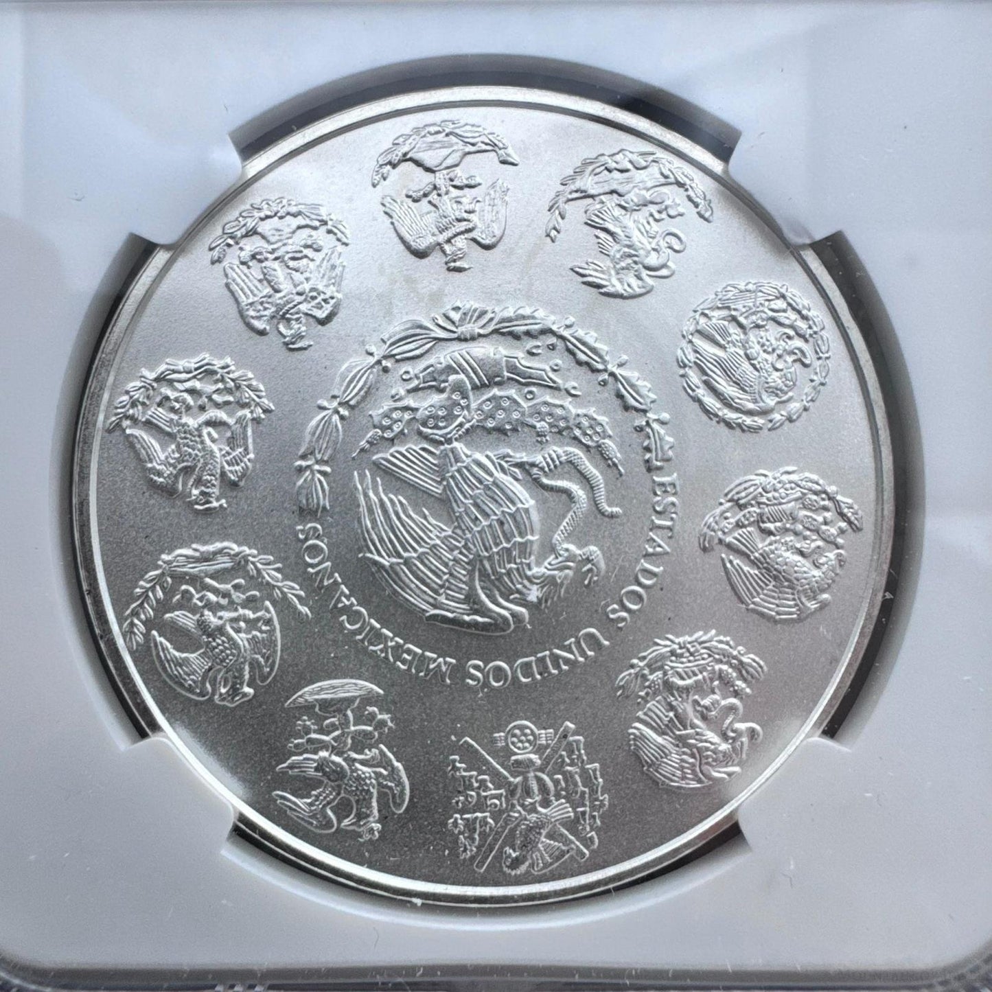 2011 Mexico One Ounce .999 Fine Silver NGC MS69 #015 SO NICE