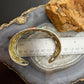 Carolyn Pollack Sterling Silver & Brass Marquise Coral Doublet Swirl Bracelet For Women
