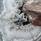 Carolyn Pollack Sterling Silver Faceted London Blue Topaz Decorated Star Ring For Women