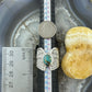 Sterling Silver Southwestern Style Copper Turquoise Unisex Wing Ring Size 9
