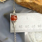 Carolyn Pollack Sterling Silver Chain Link w/Carnelian Beads 31" Necklace For Women