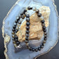 Sterling Silver Southwestern Style 8mm Smoky Quartz Beads 20" Necklace For Women