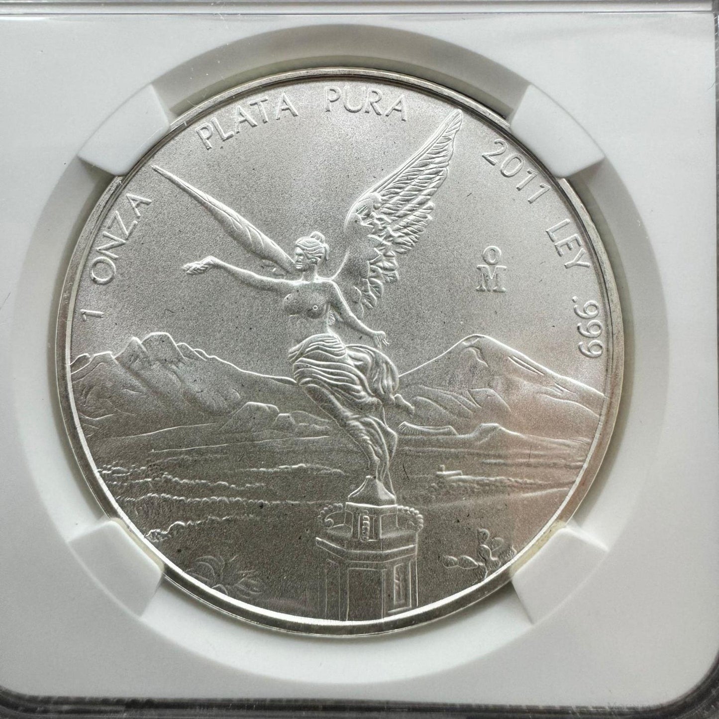 2011 Mexico 1.0ozt .999 Fine Silver Round NGC MS69 #2922765-001