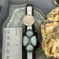 Carolyn Pollack Sterling Silver Amazonite Decorated Ring Size 5 For Women