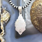 Sterling Silver Southwestern Style Sonora Gold Turquoise Decorated Pendant For Women