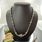 Carolyn Pollack Sterling Silver Decorated 3mm-8mm Graduated Beaded Necklace For Women