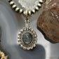 Sterling Silver Southwestern Style Oval Labradorite Decorated Charm/Pendant For Women