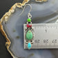 Sterling Silver Southwestern Style Multistone Dangle Earrings For Women #10