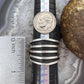 Tom Hawk Native American Sterling Silver Five Rows Band Ring Size 11.25 For Men