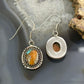 Sterling Silver Southwestern Style Spiny Oyster Turquoise Dangle Earrings For Women #6
