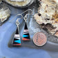 Starllie & Sheryl Edaakie Sterling Silver Multistone Inlay Dangle Earrings For Women #9