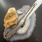 Copper 4mm-7.5mm Navajo Pearl Beads & Turquoise Beaded 20" Necklace For Women