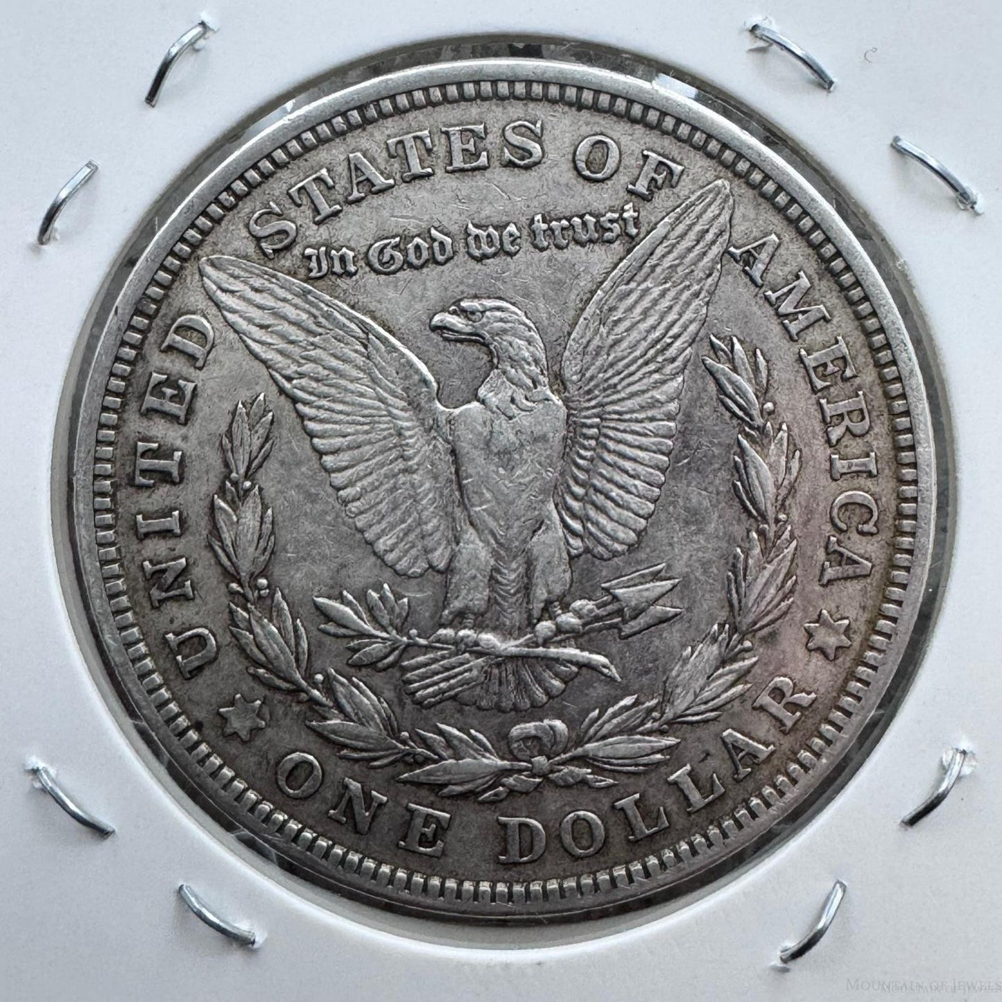 1921 US 90% Morgan Silver Dollar F-VF #102124-2GE