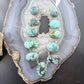 Sterling Silver Southwestern Style Multi Shape Hubai Turquoise 20" Necklace For Women