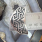 Vintage Sterling Silver Geometrical Motif Overlay Bracelet For Women, Taxco Mexico