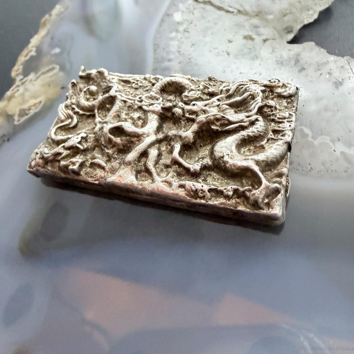 2.3 Troy Ounce of .999 Fine Silver Bar Dragon #PX.EO