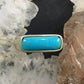 Carolyn Pollack Southwestern Style Sterling Silver Rectangle Turquoise Ring For Women