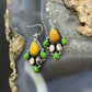 Sterling Silver Southwestern Style Multistone Dangle Earrings For Women #5