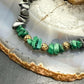Sterling Silver Hematite & Malachite Beaded 18" Necklace For Women