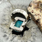 Sterling Silver Southwestern Style Rectangle Shattuckite Ring Size 7.25 For Women
