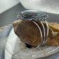 Sterling Silver Southwestern Style Large Oval Shattuckite Bracelet For Women