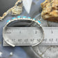 Anita Whitegoat Native American Sterling Silver 7 Turquoise Row Bracelet For Women #2