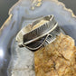 Chris Charley Sterling Silver Feather Stackable Bracelet Cuff For Women