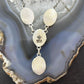 Sterling Silver Southwestern Style 4 Oval Turquoise Lariat Necklace For Women