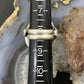 Native American Sterling Silver Turquoise Decorated Ring Size 8 For Women