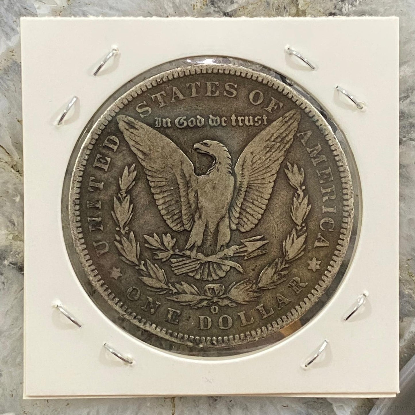 1890-O $1 US Morgan Silver Dollar Coin VG-F #41023-2GX
