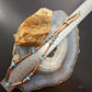 Southwestern Style 5-6mm Copper Navajo Pearl Round & Cylinder w/Royal Beauty Turquoise 20" Necklace For Women