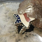Carolyn Pollack Vintage Southwestern Style Sterling Silver Star Shape American Flag Ring For Women