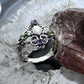 Carolyn Pollack Sterling Silver Multi Gemstone Fancy Decorated Ring For Women