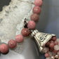 Carolyn Pollack Sterling Silver Rhodochrosite Beads & Swirl Beads w/Enhancer Necklace For Women