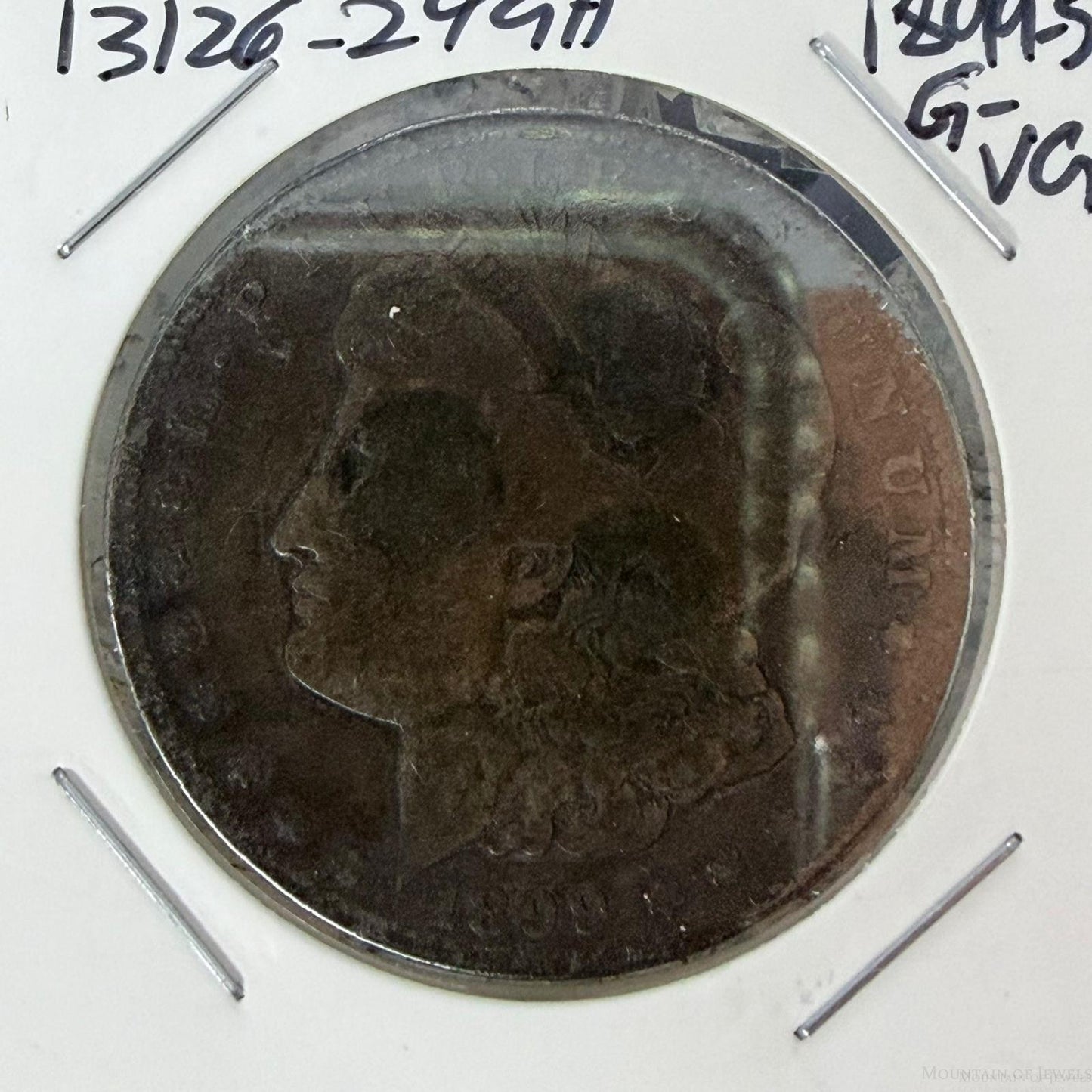 1899-S US 90% Morgan Silver Dollar G-VG #13126-24GH