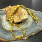 Sterling Silver 6mm Round Golden Tiger's Eye Beads 20" Necklace For Women