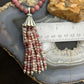Carolyn Pollack Sterling Silver Rhodochrosite Beads & Swirl Beads w/Enhancer Necklace For Women