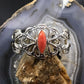 Carolyn Pollack Sterling Silver Marquise Orange Spiny Oyster Bracelet For Women