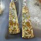 Sterling Silver Triangle River Jasper Slab Dangle Earrings For Women #192