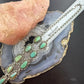 Sterling Silver Southwestern Style Royston Turquoise Lariat 29" Necklace For Women