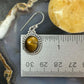 Sterling Silver Southwestern Style Oval Tiger's Eye Earrings For Women #1